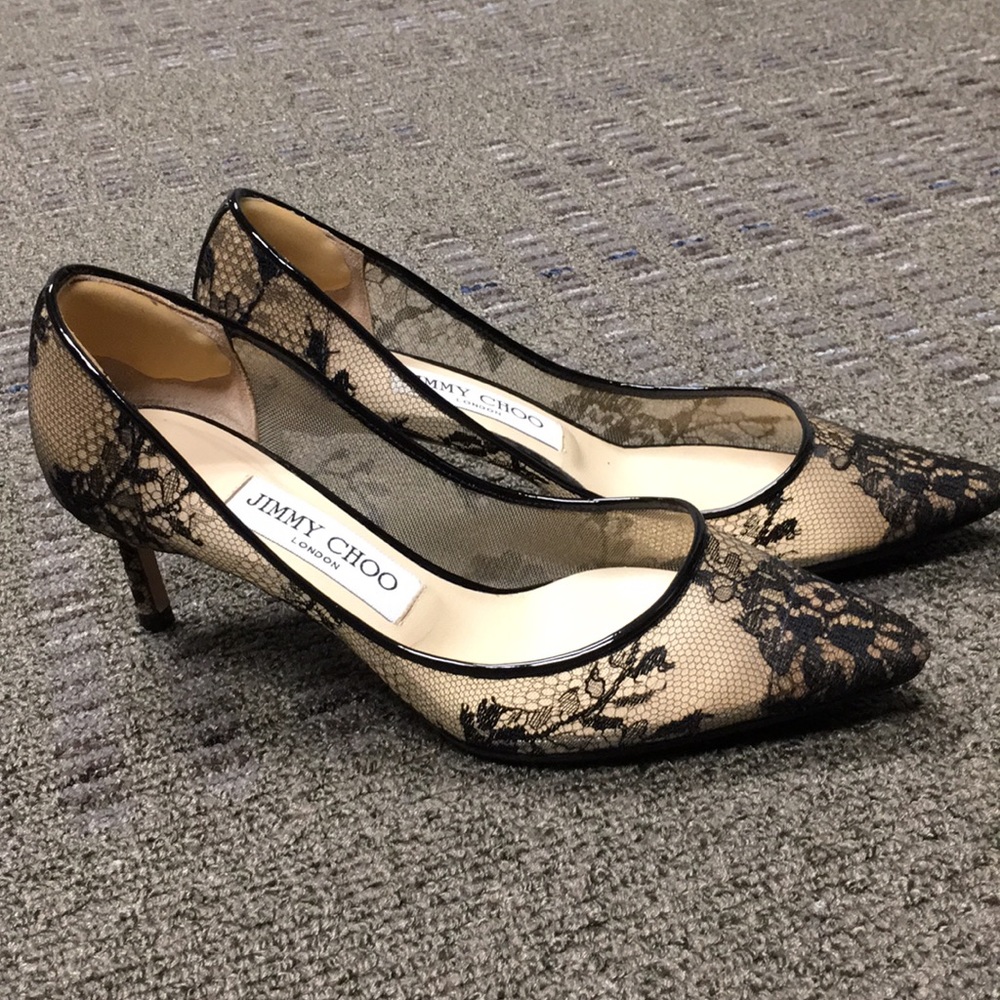 Jimmy Choo Lace Romy pump